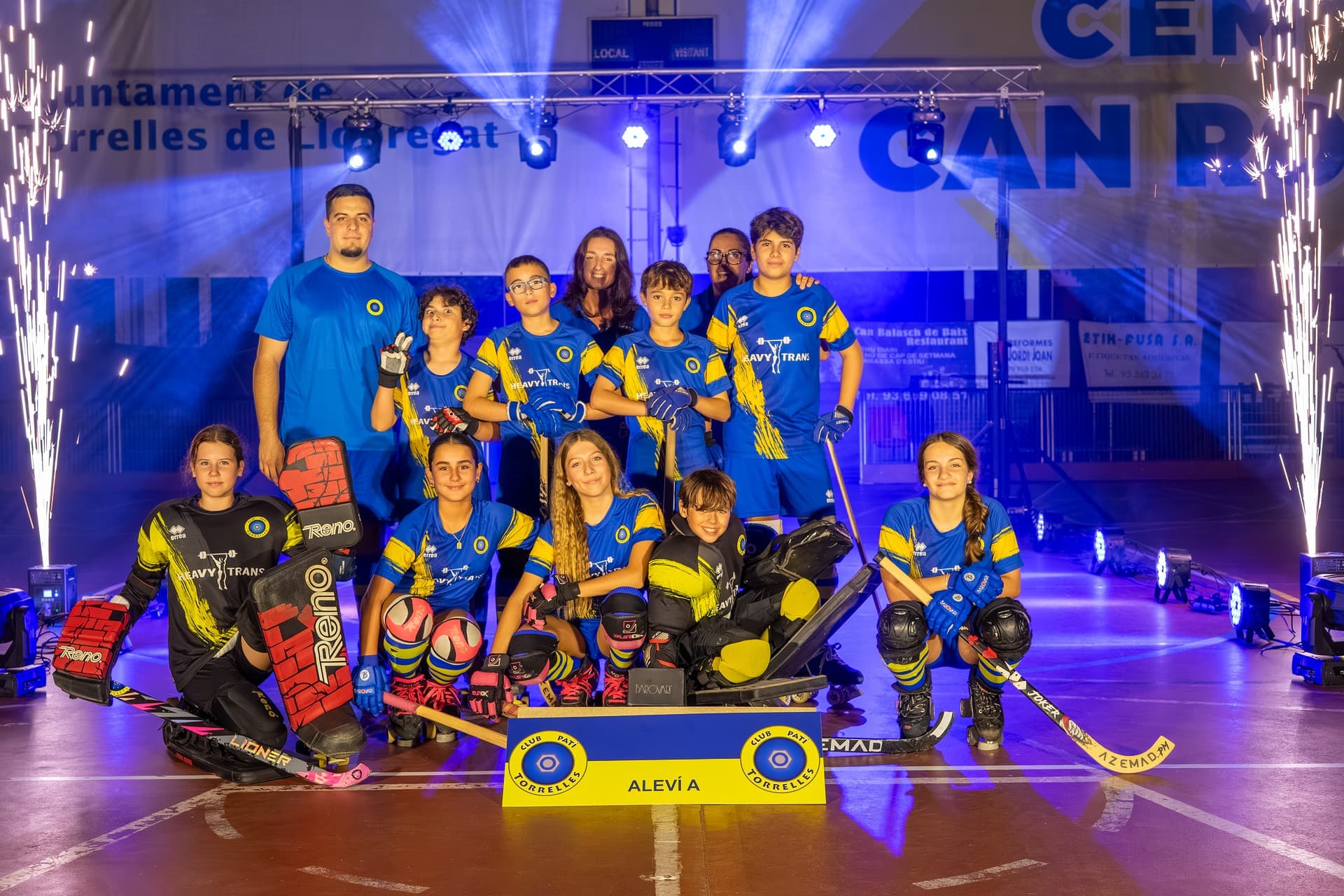 Equip ALEVÍ A del Club Patí Torrelles